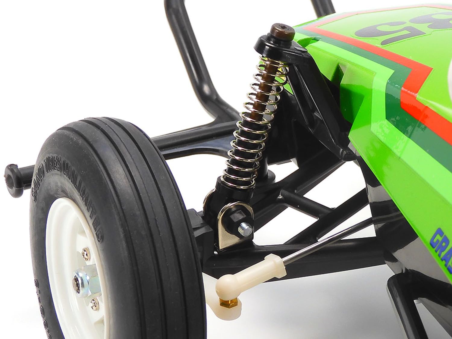 Tamiya 1/10 Grasshopper Candy Green Edition RC Buggy Kit, 6+ Age